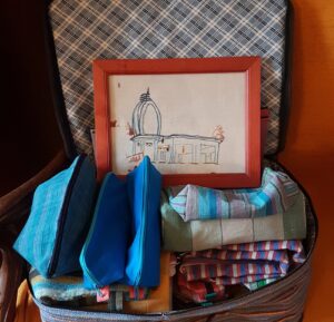 Valise en coton indien Anandi couture retouches agrée Bonus réparation